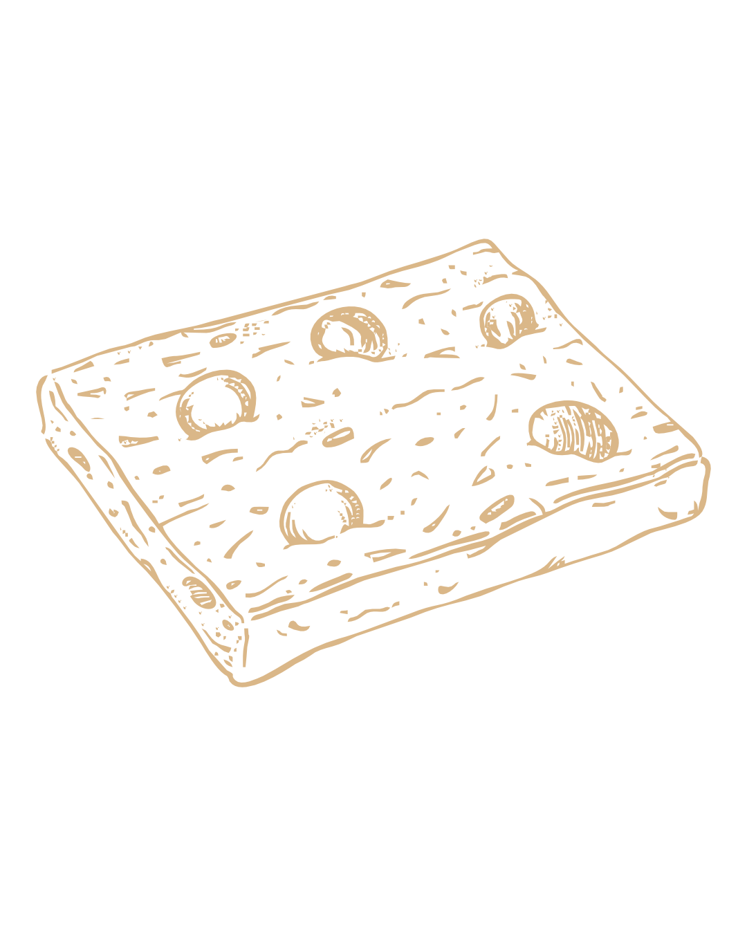 فوکاچیا تخم‌مرغ آب‌پز