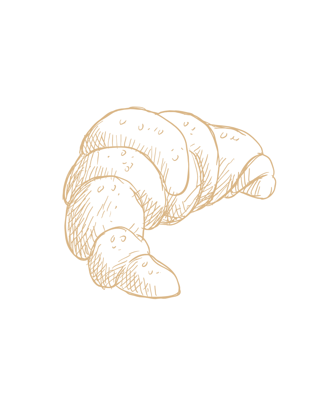 کروسان تخم‌مرغ و اسفناج